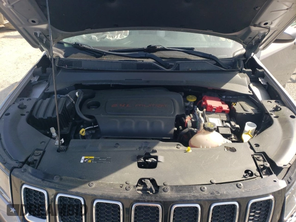 2020 Jeep Compass Latitude with VIN 3C4NJCBB1LT224419, listed as a Copart auction lot 53473975 with 81,002 mi miles and Salvage title. Bid and sale history available at DreamBid. Image 12.