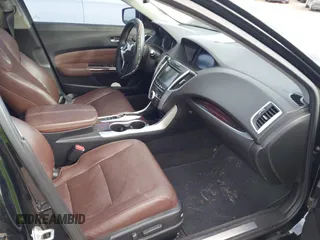 2015 Acura TLX V6 Tech with VIN 19UUB2F51FA001009, listed as a IAAI auction lot 41477548 with 131,776 mi miles. Bid and sale history available at carsss.com. Image 5.