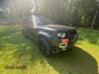 2022 Land Rover Defender S с VIN SALEJ7RX5N2063532, выставлен на аукционе Copart как лот 66183175 с пробегом 22 966 миль миль и Чистый • Clean title. История ставок и продаж доступна на DreamBid. Изображение 1.