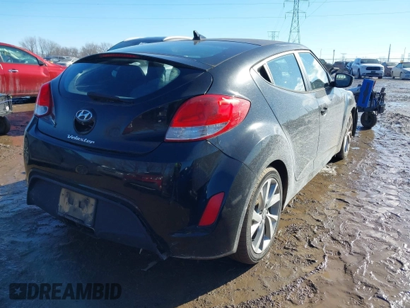 2016 Hyundai Veloster z VIN KMHTC6AD1GU262391, wystawiony jako IAAI lot #41649087 z przebiegiem 96 104 mil mil oraz . Historia ofert i sprzedaży dostępna na DreamBid. Obrazek 4.