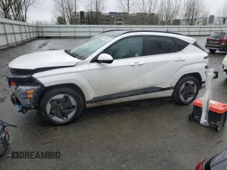 2024 Hyundai Kona Limited с VIN KM8HE3A68RU005800, выставлен на аукционе Copart как лот 46048015 с пробегом 3 066 миль миль и Списание • Salvage title. История ставок и продаж доступна на DreamBid. Изображение 1.
