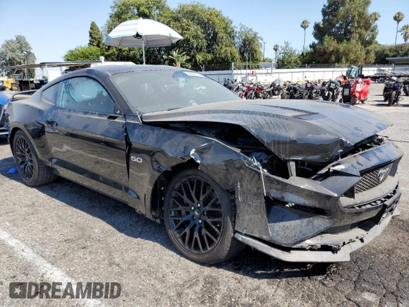 2020 Ford Mustang GT z VIN 1FA6P8CF0L5101122, wystawiony jako Copart lot #64829145 z przebiegiem 28 632 mil mil oraz Szkoda całkowita • Salvage title. Historia ofert i sprzedaży dostępna na DreamBid. Obrazek 4.