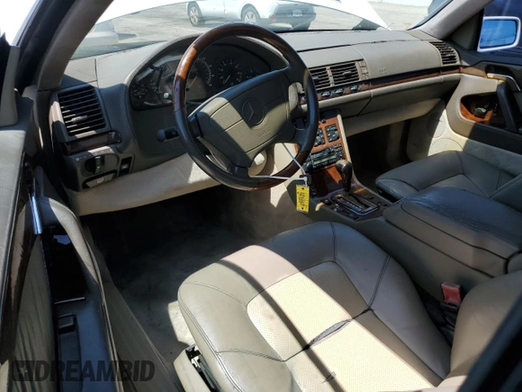1995 Mercedes-Benz S with VIN WDBGA76E2SA208254, listed as a Copart auction lot 51515445 with 176,840 mi miles and Clean Title. Bid and sale history available at DreamBid. Image 8.