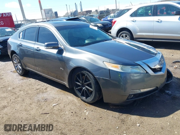 2009 Acura TL Tech with VIN 19UUA86589A003009, listed as a IAAI auction lot 41853122 with 150,863 mi miles. Bid and sale history available at carsss.com. Image 1.