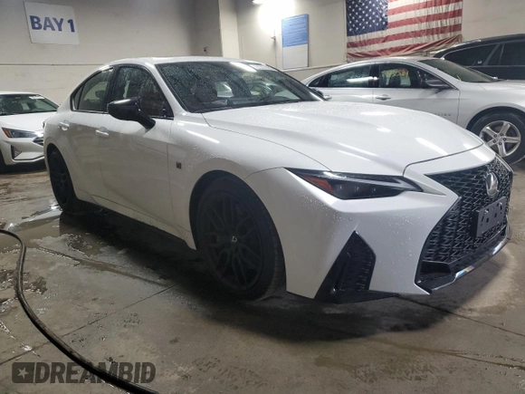 2024 Lexus IS with VIN JTHAP1D28R5005690, listed as a Copart auction lot 66609614 with 632 mi miles and Clean Title. Bid and sale history available at carsss.com. Image 4.