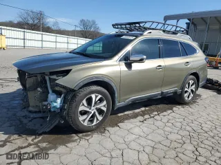 2020 Subaru Outback Touring XT with VIN 4S4BTGPD9L3221239, listed as a Copart auction lot 50003015 with 39,737 mi miles and Salvage Title. Bid and sale history available at carsss.com. Image 1.