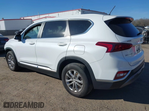 2019 Hyundai Santa Fe SE with VIN 5NMS2CAD5KH011357, listed as a IAAI auction lot 40918980 with 98,851 mi miles. Bid and sale history available at carsss.com. Image 3.