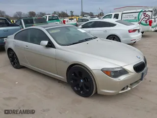 2007 BMW 6 Series 650i with VIN WBAEH135X7CR52022, listed as a IAAI auction lot 41343197 with 87,607 mi miles. Bid and sale history available at carsss.com. Image 1.