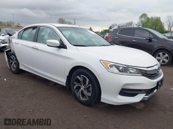 2017 Honda Accord Sedan LX with VIN 1HGCR2F38HA293427, listed as a IAAI auction lot 42109593 with 80,370 mi miles. Bid and sale history available at carsss.com. Image 1.