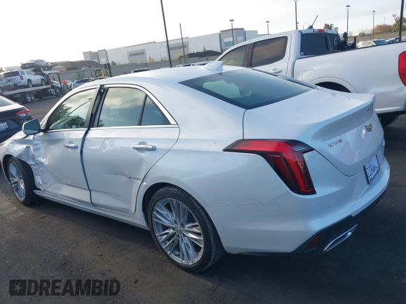 2024 Cadillac CT4 Premium Luxury with VIN 1G6DB5RK8R0131948, listed as a IAAI auction lot 41934270 with 558 mi miles. Bid and sale history available at carsss.com. Image 14.