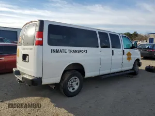 2023 Chevrolet Express Passenger LS с VIN 1GAZGNFP3P1203207, выставлен на аукционе Copart как лот 88967425 с пробегом Не указан миль и Списание • Salvage title. История ставок и продаж доступна на DreamBid. Изображение 3.