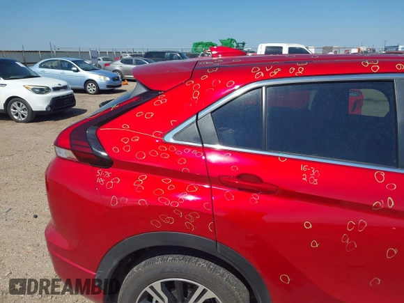 2024 Mitsubishi Eclipse Cross SE with VIN JA4ATWAA4RZ072330, listed as a IAAI auction lot 42702965 with 18,846 mi miles and . Bid and sale history available at DreamBid. Image 19.