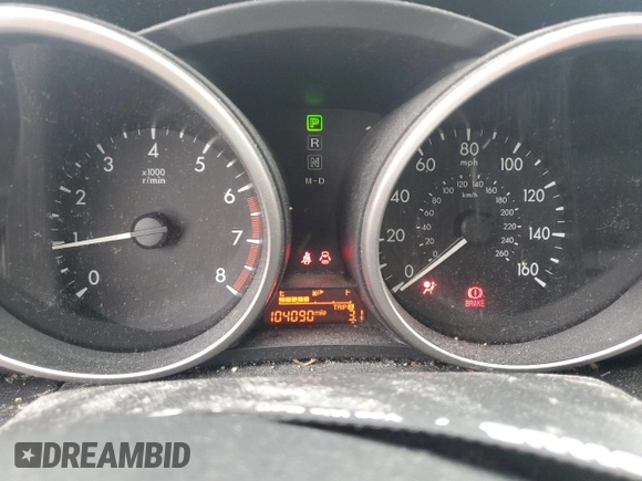 2013 Mazda 5 Touring with VIN JM1CW2CL0D0161435, listed as a Copart auction lot 51712825 with 104,090 mi miles and Salvage Title. Bid and sale history available at carsss.com. Image 9.