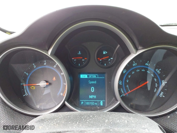 2013 Chevrolet Cruze 1LT with VIN 1G1PC5SBXD7153007, listed as a IAAI auction lot 42032884 with 180,192 mi miles. Bid and sale history available at carsss.com. Image 7.