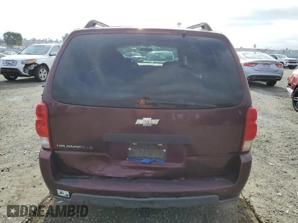 2006 Chevrolet Uplander LS Fleet with VIN 1GNDV23L36D236087, listed as a Copart auction lot 85338184 with 175,508 mi miles and Salvage Title. Bid and sale history available at carsss.com. Image 6.