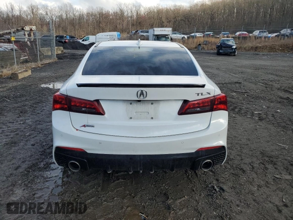 2020 Acura TLX w/A-Spec Pkg with VIN 19UUB1F62LA012955, listed as a Copart auction lot 49306725 with 54,003 mi miles and Salvage title. Bid and sale history available at DreamBid. Image 6.