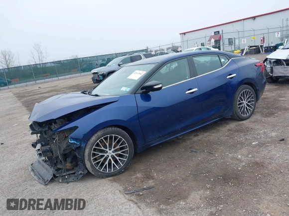 2018 Nissan Maxima SR with VIN 1N4AA6AP4JC389604, listed as a IAAI auction lot 42011964 with 91,178 mi miles. Bid and sale history available at carsss.com. Image 2.
