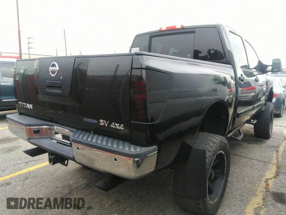 2012 Nissan Titan SL with VIN 1N6BA0EC7CN302866, listed as a IAAI auction lot 36423631 with 108,358 mi miles and . Bid and sale history available at DreamBid. Image 4.