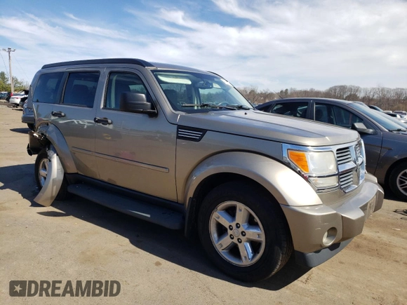 2007 Dodge Nitro SLT with VIN 1D8GU58K97W673383, listed as a Copart auction lot 48637315 with 127,608 mi miles and Salvage Title. Bid and sale history available at carsss.com. Image 4.