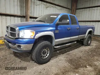 2007 Dodge Ram 3500 Laramie with VIN 3D7MX38C17G717189, listed as a Copart auction lot 81635814 with 243,911 mi miles and Salvage Title. Bid and sale history available at carsss.com. Image 2.