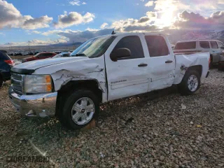 2012 Chevrolet Silverado 1500 LT with VIN 3GCPKSE75CG100265, listed as a Copart auction lot 83120224 with 143,807 mi miles and Salvage Title. Bid and sale history available at carsss.com. Image 1.