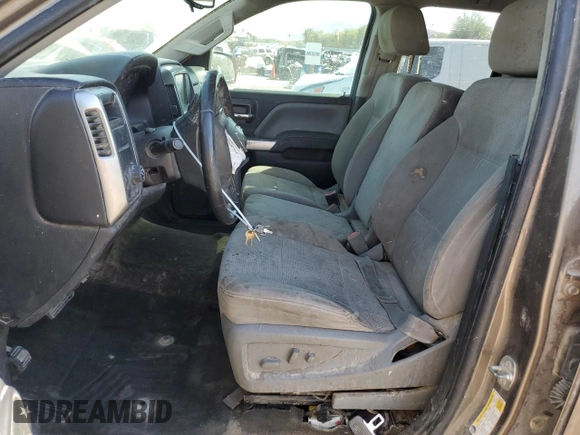 2015 Chevrolet Silverado 1500 LT with VIN 1GCRCREC2FZ388049, listed as a Copart auction lot 76098054 with 131,051 mi miles and Salvage Title. Bid and sale history available at DreamBid. Image 7.