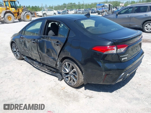 2022 Toyota Corolla SE with VIN JTDS4MCE0NJ091137, listed as a IAAI auction lot 41991211 with 41,304 mi miles and . Bid and sale history available at DreamBid. Image 3.