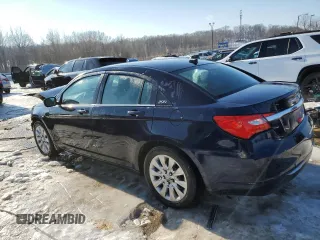 2014 Chrysler 200 LX with VIN 1C3CCBAB1EN124115, listed as a Copart auction lot 41591865 with 138,787 mi miles and Salvage Title. Bid and sale history available at carsss.com. Image 2.