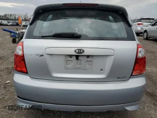2005 Kia Spectra with VIN KNAFE161055128022, listed as a Copart auction lot 85615204 with 105,444 mi miles and Clean Title. Bid and sale history available at DreamBid. Image 6.