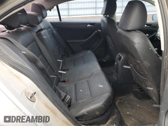 2012 Volkswagen Jetta Sedan SE w/Convenience & Sunroof PZEV with VIN 3VWBP7AJ2CM029633, listed as a Copart auction lot 45041265 with 0 mi miles and Salvage Title. Bid and sale history available at carsss.com. Image 11.
