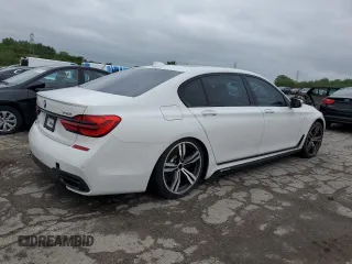 2019 BMW 7 Series 750i xDrive z VIN WBA7F2C50KB240685, wystawiony jako Copart lot #57535395 z przebiegiem 66 300 mil mil oraz Czysty tytuł • Clean title. Historia ofert i sprzedaży dostępna na DreamBid. Obrazek 3.