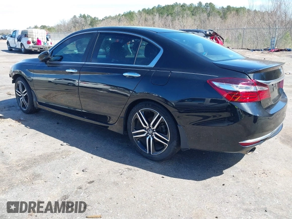 2016 Honda Accord Sport z VIN 1HGCR2F59GA111735, wystawiony jako IAAI lot #41669071 z przebiegiem 108 082 mil mil oraz . Historia ofert i sprzedaży dostępna na DreamBid. Obrazek 3.