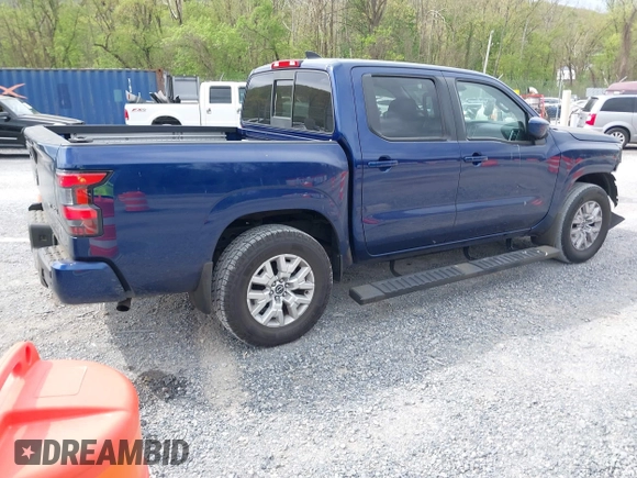 2022 Nissan Frontier SV with VIN 1N6ED1EK8NN633198, listed as a IAAI auction lot 42075607 with 99,512 mi miles and . Bid and sale history available at DreamBid. Image 4.