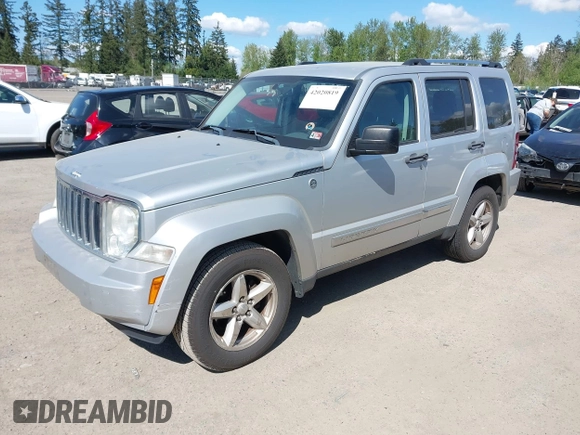 2008 Jeep Liberty Limited with VIN 1J8GN58K48W103314, listed as a IAAI auction lot 42020819 with 104,670 mi miles and . Bid and sale history available at carsss.com. Image 2.