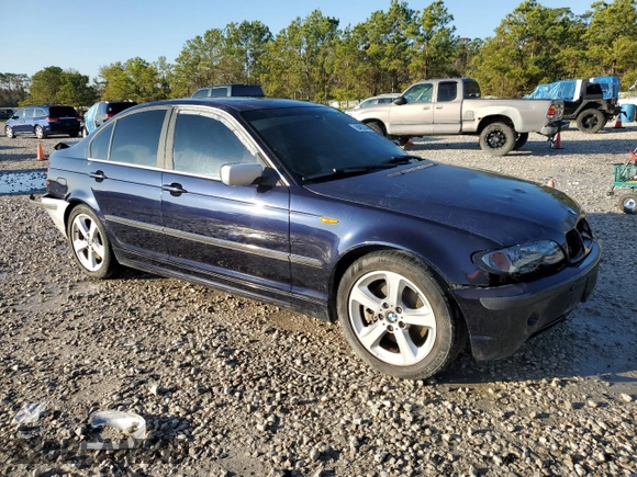 2004 BMW 3 Series 330i with VIN WBAEV53464KM33199, listed as a Copart auction lot 84850464 with 196,044 mi miles and Salvage Title. Bid and sale history available at carsss.com. Image 4.