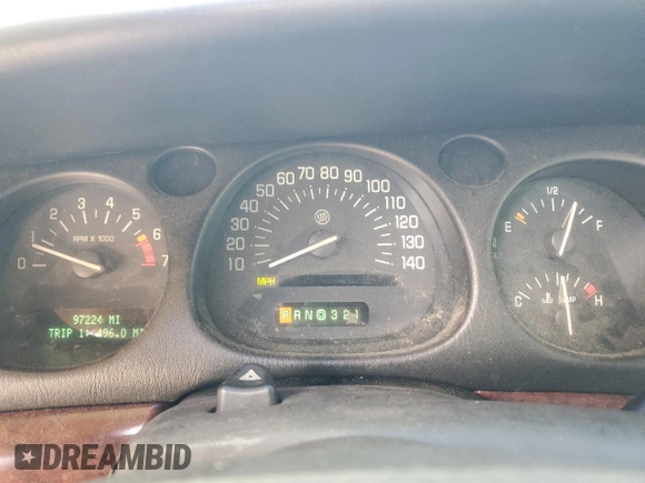 2004 Buick LeSabre Limited with VIN 1G4HR54K94U205621, listed as a Copart auction lot 56671065 with 97,224 mi miles and Salvage title. Bid and sale history available at DreamBid. Image 9.