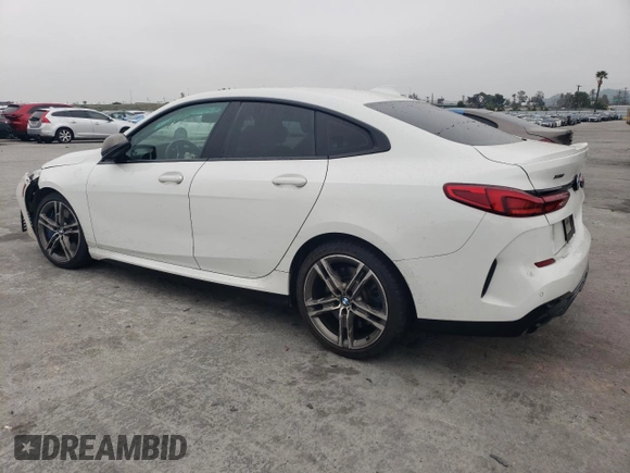 2020 BMW 2 Series M235i xDrive with VIN WBA13AL08L7F63077, listed as a Copart auction lot 50661825 with 44,879 mi miles and Salvage Title. Bid and sale history available at carsss.com. Image 2.
