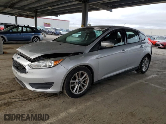 2016 Ford Focus SE with VIN 1FADP3K22GL268883, listed as a Copart auction lot 52050245 with 246,428 mi miles and Salvage Title. Bid and sale history available at carsss.com. Image 1.