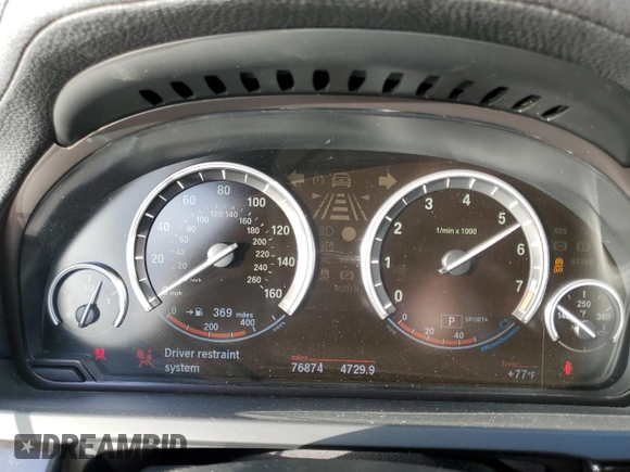 2011 BMW 7 Series 740i with VIN WBAKA4C59BC392351, listed as a Copart auction lot 84942304 with 76,874 mi miles and Salvage Title. Bid and sale history available at carsss.com. Image 9.