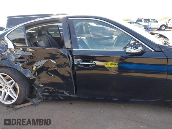 2014 Infiniti Q50 Premium with VIN JN1BV7AR5EM699404, listed as a IAAI auction lot 41884981 with 91,521 mi miles. Bid and sale history available at carsss.com. Image 14.