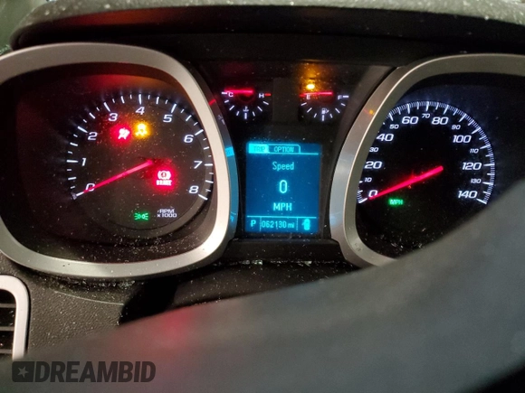 2016 Chevrolet Equinox LT z VIN 2GNFLFEK7G6350037, wystawiony jako Copart lot #55321295 z przebiegiem 62 130 mil mil oraz Szkoda całkowita • Salvage title. Historia ofert i sprzedaży dostępna na DreamBid. Obrazek 9.