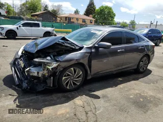 2019 Honda Insight Touring with VIN 19XZE4F99KE011885, listed as a Copart auction lot 58005135 with 47,711 mi miles and Salvage title. Bid and sale history available at DreamBid. Image 1.