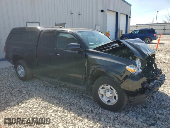 2021 Toyota Tacoma SR with VIN 3TYRX5GN9MT024483, listed as a Copart auction lot 55847115 with 22,523 mi miles and Salvage title. Bid and sale history available at DreamBid. Image 4.