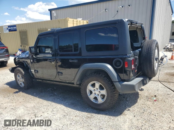 2021 Jeep Wrangler Unlimited Sport S с VIN 1C4HJXDG4MW532158, выставлен на аукционе Copart как лот 57533055 с пробегом 79 513 миль миль и Чистый • Clean title. История ставок и продаж доступна на DreamBid. Изображение 2.