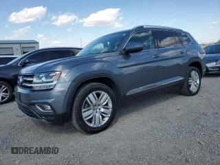 2019 Volkswagen Atlas SEL Premium z VIN 1V2NR2CA5KC524661, wystawiony jako Copart lot #50815745 z przebiegiem 134 940 mil mil oraz Szkody całkowita. Historia ofert i sprzedaży dostępna na DreamBid. Obrazek 1.