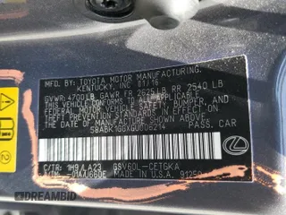 2016 Lexus ES 330 z VIN 58ABK1GGXGU006214, wystawiony jako Copart lot #57451925 z przebiegiem 99 852 mil mil oraz Szkoda całkowita • Salvage title. Historia ofert i sprzedaży dostępna na DreamBid. Obrazek 12.