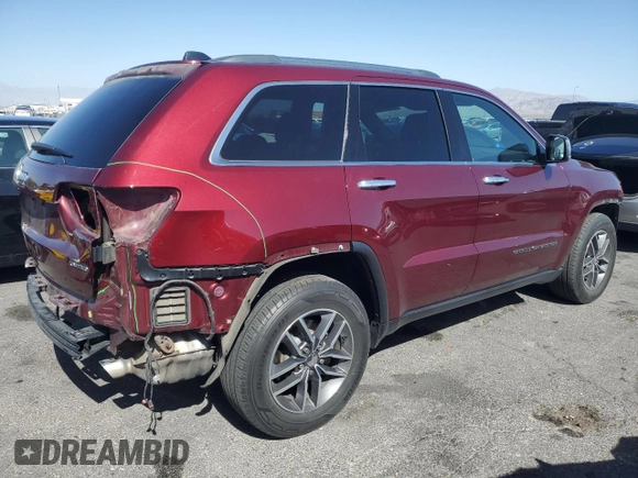 2018 Jeep Grand Cherokee Limited with VIN 1C4RJFBG3JC308622, listed as a Copart auction lot 61691495 with 99,409 mi miles and Salvage title. Bid and sale history available at DreamBid. Image 3.