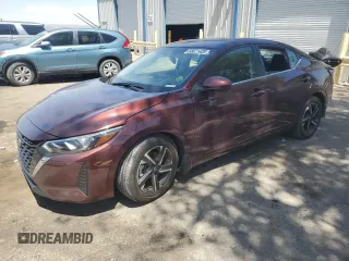 2024 Nissan Sentra SV with VIN 3N1AB8CV5RY332624, listed as a Copart auction lot 58671425 with 11,924 mi miles and Salvage title. Bid and sale history available at DreamBid. Image 1.