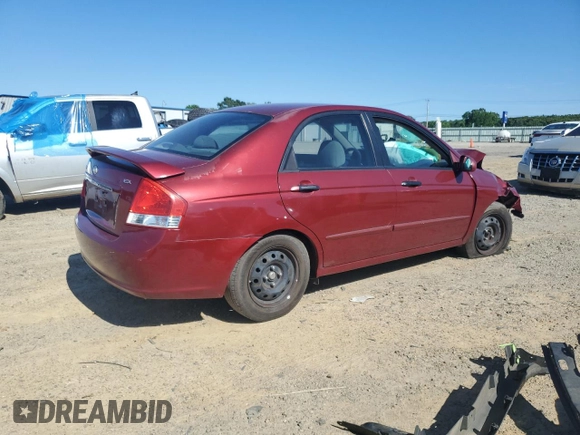 2007 Kia Spectra EX z VIN KNAFE121275436205, wystawiony jako Copart lot #57680055 z przebiegiem 141 670 mil mil oraz Szkoda całkowita • Salvage title. Historia ofert i sprzedaży dostępna na DreamBid. Obrazek 3.