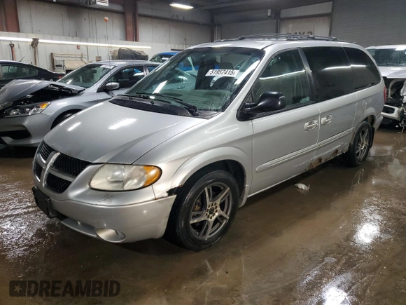 2002 Dodge Caravan ES with VIN 2B8GP54L02R523227, listed as a Copart auction lot 51957415 with 108,920 mi miles and Salvage Title. Bid and sale history available at carsss.com. Image 1.